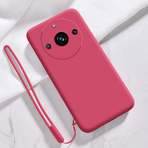 Custodia Silicone Ultra Sottile Morbida 360 Gradi Cover YK1 per Realme 11 Pro 5G Rosso