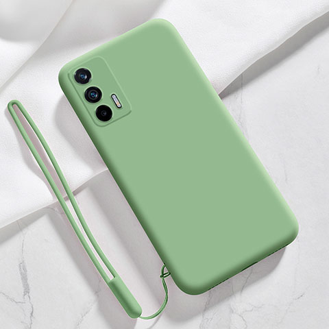 Custodia Silicone Ultra Sottile Morbida 360 Gradi Cover YK1 per Realme GT 5G Verde