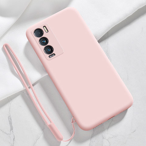 Custodia Silicone Ultra Sottile Morbida 360 Gradi Cover YK1 per Realme GT Master Explorer 5G Rosa