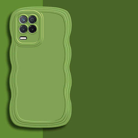 Custodia Silicone Ultra Sottile Morbida 360 Gradi Cover YK1 per Realme Q3i 5G Verde