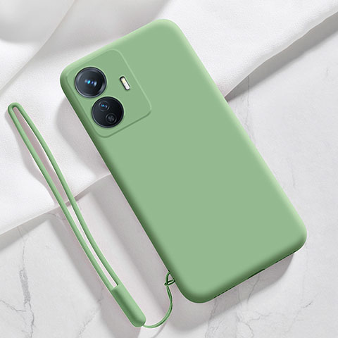 Custodia Silicone Ultra Sottile Morbida 360 Gradi Cover YK1 per Vivo iQOO Z6 Lite 5G Verde