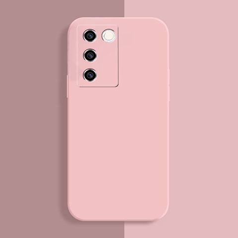 Custodia Silicone Ultra Sottile Morbida 360 Gradi Cover YK1 per Vivo V27 Pro 5G Rosa