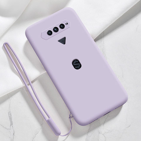 Custodia Silicone Ultra Sottile Morbida 360 Gradi Cover YK1 per Xiaomi Black Shark 4S 5G Lavanda