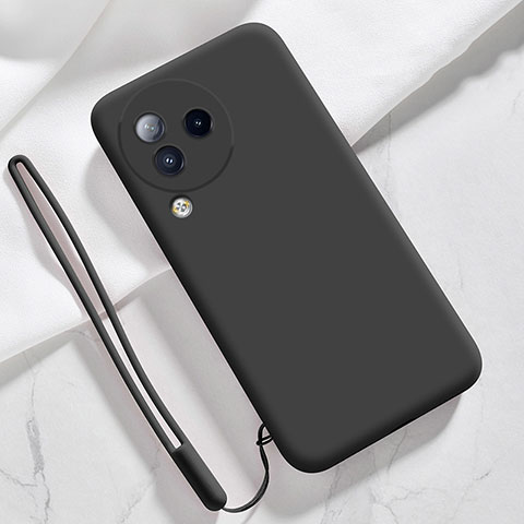 Custodia Silicone Ultra Sottile Morbida 360 Gradi Cover YK1 per Xiaomi Civi 3 5G Nero