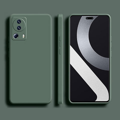 Custodia Silicone Ultra Sottile Morbida 360 Gradi Cover YK1 per Xiaomi Mi 13 Lite 5G Verde