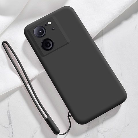 Custodia Silicone Ultra Sottile Morbida 360 Gradi Cover YK1 per Xiaomi Mi 13T 5G Nero