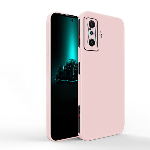 Custodia Silicone Ultra Sottile Morbida 360 Gradi Cover YK1 per Xiaomi Redmi K50 Gaming 5G Rosa