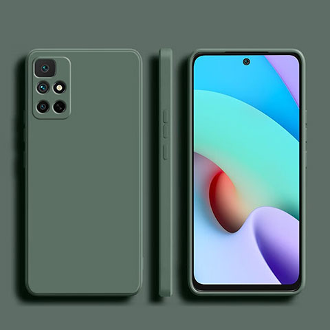 Custodia Silicone Ultra Sottile Morbida 360 Gradi Cover YK1 per Xiaomi Redmi Note 11 4G (2022) Verde