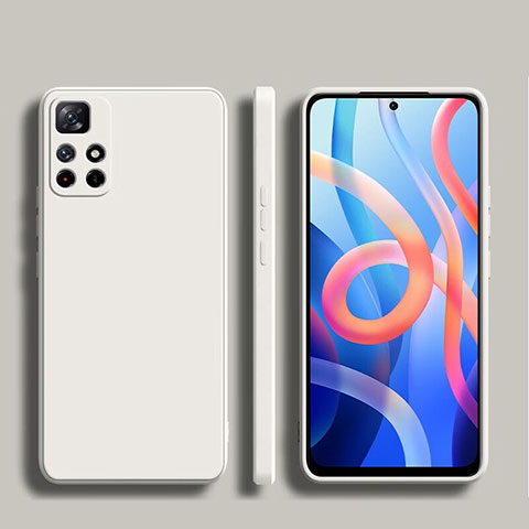 Custodia Silicone Ultra Sottile Morbida 360 Gradi Cover YK1 per Xiaomi Redmi Note 12 Pro 4G Bianco