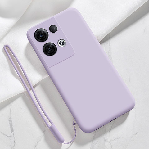 Custodia Silicone Ultra Sottile Morbida 360 Gradi Cover YK1 per Xiaomi Redmi Note 13 Pro 5G Lavanda