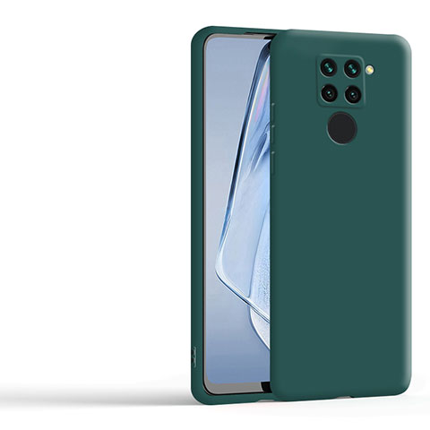 Custodia Silicone Ultra Sottile Morbida 360 Gradi Cover YK1 per Xiaomi Redmi Note 9 Verde