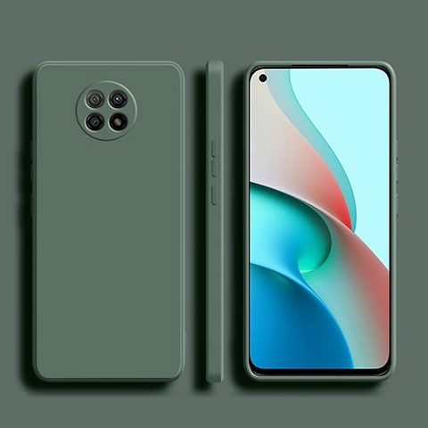 Custodia Silicone Ultra Sottile Morbida 360 Gradi Cover YK1 per Xiaomi Redmi Note 9T 5G Verde