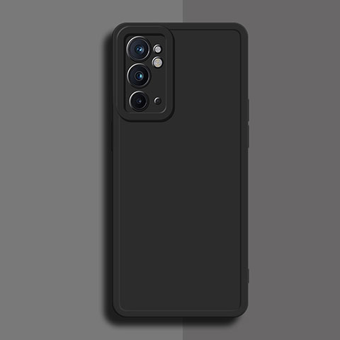 Custodia Silicone Ultra Sottile Morbida 360 Gradi Cover YK2 per OnePlus 9RT 5G Nero