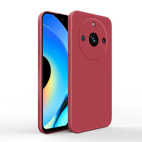 Custodia Silicone Ultra Sottile Morbida 360 Gradi Cover YK2 per Realme 11 Pro+ Plus 5G Rosso