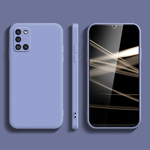 Custodia Silicone Ultra Sottile Morbida 360 Gradi Cover YK2 per Samsung Galaxy A31 Grigio Lavanda