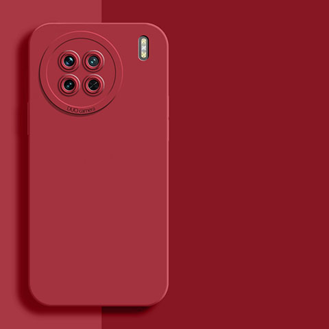 Custodia Silicone Ultra Sottile Morbida 360 Gradi Cover YK2 per Vivo X90 Pro 5G Rosso