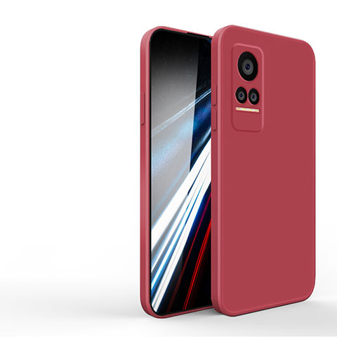 Custodia Silicone Ultra Sottile Morbida 360 Gradi Cover YK2 per Xiaomi Civi 1S 5G Rosso