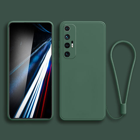 Custodia Silicone Ultra Sottile Morbida 360 Gradi Cover YK2 per Xiaomi Mi 10S 5G Verde Notte