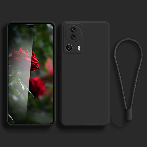 Custodia Silicone Ultra Sottile Morbida 360 Gradi Cover YK2 per Xiaomi Mi 12 Lite NE 5G Nero