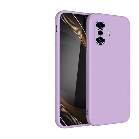 Custodia Silicone Ultra Sottile Morbida 360 Gradi Cover YK2 per Xiaomi Poco F3 GT 5G Viola