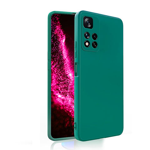 Custodia Silicone Ultra Sottile Morbida 360 Gradi Cover YK2 per Xiaomi Poco X4 NFC Verde