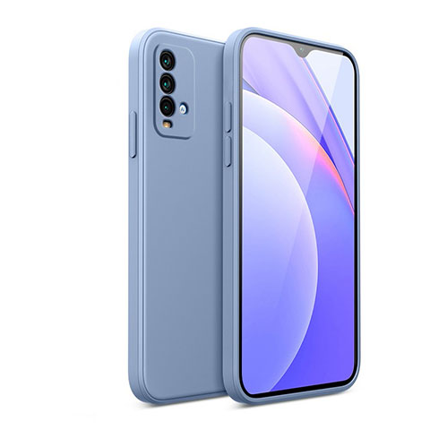 Custodia Silicone Ultra Sottile Morbida 360 Gradi Cover YK2 per Xiaomi Redmi 9T 4G Grigio Lavanda