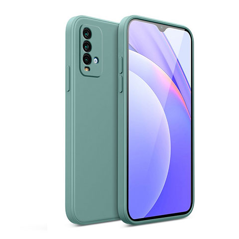 Custodia Silicone Ultra Sottile Morbida 360 Gradi Cover YK2 per Xiaomi Redmi 9T 4G Verde