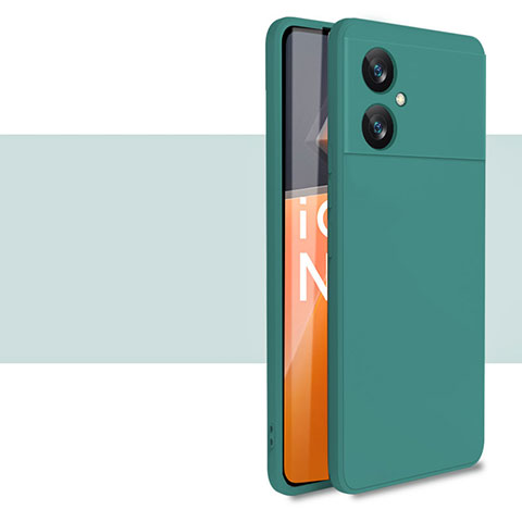 Custodia Silicone Ultra Sottile Morbida 360 Gradi Cover YK2 per Xiaomi Redmi Note 11R 5G Verde Notte