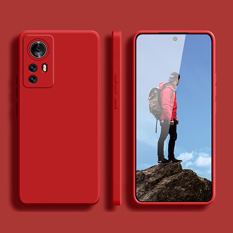 Custodia Silicone Ultra Sottile Morbida 360 Gradi Cover YK2 per Xiaomi Redmi Note 12S Rosso