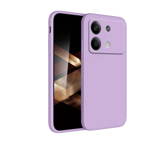 Custodia Silicone Ultra Sottile Morbida 360 Gradi Cover YK2 per Xiaomi Redmi Note 13R Pro 5G Viola