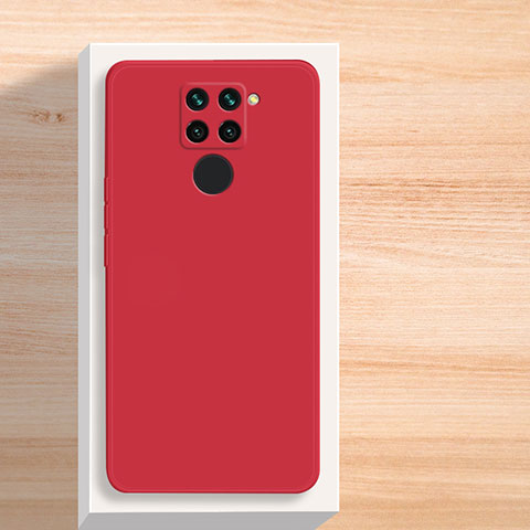 Custodia Silicone Ultra Sottile Morbida 360 Gradi Cover YK2 per Xiaomi Redmi Note 9 Rosso