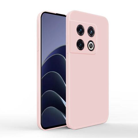 Custodia Silicone Ultra Sottile Morbida 360 Gradi Cover YK3 per OnePlus 10 Pro 5G Rosa