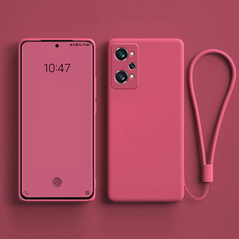 Custodia Silicone Ultra Sottile Morbida 360 Gradi Cover YK3 per Realme GT Neo 3T 5G Rosa Caldo