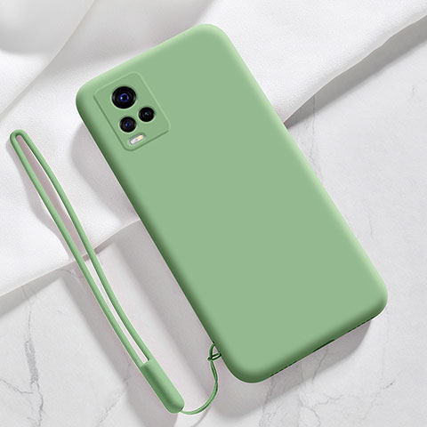 Custodia Silicone Ultra Sottile Morbida 360 Gradi Cover YK3 per Vivo iQOO 7 Legend 5G Verde