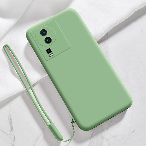 Custodia Silicone Ultra Sottile Morbida 360 Gradi Cover YK3 per Vivo iQOO Neo7 5G Verde