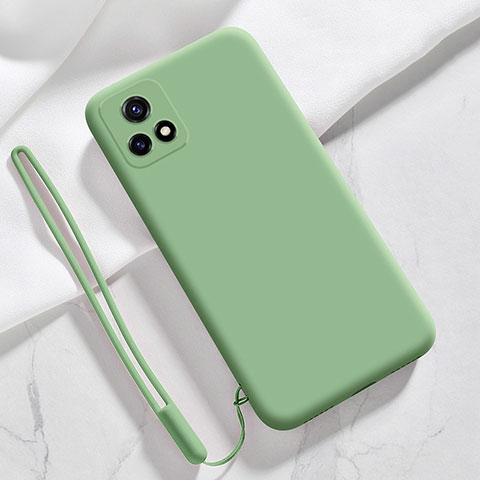 Custodia Silicone Ultra Sottile Morbida 360 Gradi Cover YK3 per Vivo iQOO U3 5G Verde