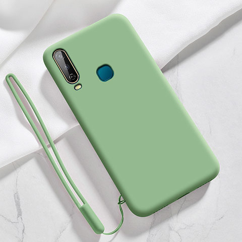 Custodia Silicone Ultra Sottile Morbida 360 Gradi Cover YK3 per Vivo Y12 Verde