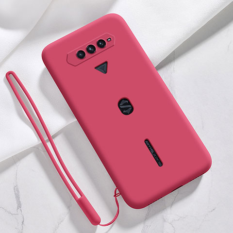 Custodia Silicone Ultra Sottile Morbida 360 Gradi Cover YK3 per Xiaomi Black Shark 4 Pro 5G Rosso