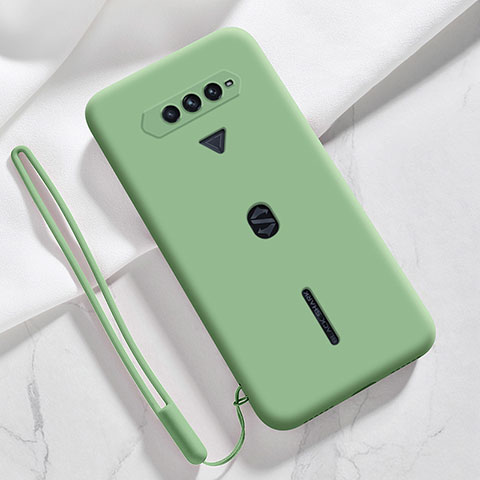 Custodia Silicone Ultra Sottile Morbida 360 Gradi Cover YK3 per Xiaomi Black Shark 4 Pro 5G Verde