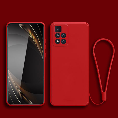 Custodia Silicone Ultra Sottile Morbida 360 Gradi Cover YK3 per Xiaomi Mi 11i 5G (2022) Rosso