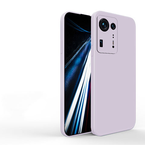 Custodia Silicone Ultra Sottile Morbida 360 Gradi Cover YK3 per Xiaomi Mi Mix 4 5G Lavanda