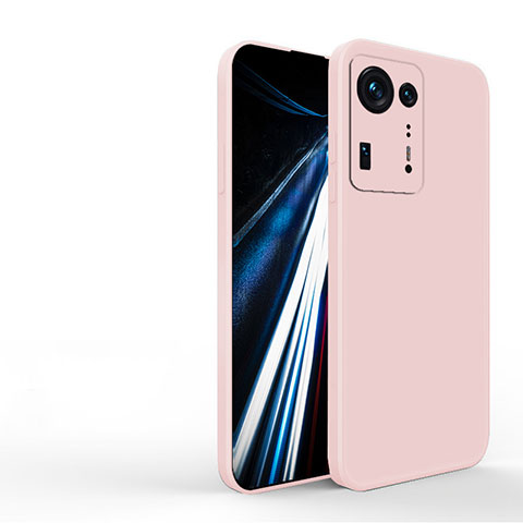 Custodia Silicone Ultra Sottile Morbida 360 Gradi Cover YK3 per Xiaomi Mi Mix 4 5G Rosa