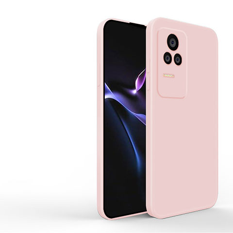 Custodia Silicone Ultra Sottile Morbida 360 Gradi Cover YK3 per Xiaomi Poco F4 5G Rosa