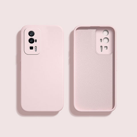 Custodia Silicone Ultra Sottile Morbida 360 Gradi Cover YK3 per Xiaomi Poco F5 Pro 5G Rosa