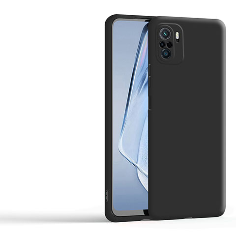 Custodia Silicone Ultra Sottile Morbida 360 Gradi Cover YK3 per Xiaomi Redmi K40 Pro+ Plus 5G Nero