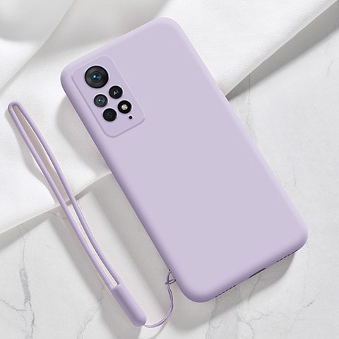 Custodia Silicone Ultra Sottile Morbida 360 Gradi Cover YK3 per Xiaomi Redmi Note 11E Pro 5G Lavanda