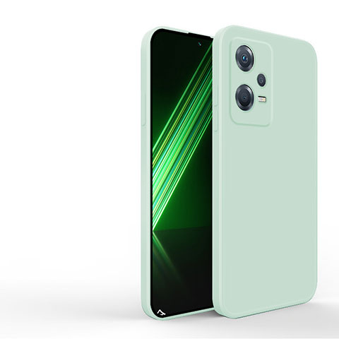 Custodia Silicone Ultra Sottile Morbida 360 Gradi Cover YK3 per Xiaomi Redmi Note 12 Explorer Verde Pastello