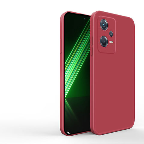 Custodia Silicone Ultra Sottile Morbida 360 Gradi Cover YK3 per Xiaomi Redmi Note 12 Pro+ Plus 5G Rosso