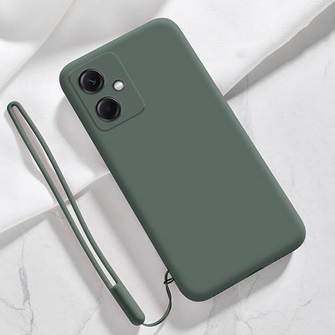 Custodia Silicone Ultra Sottile Morbida 360 Gradi Cover YK3 per Xiaomi Redmi Note 12R Pro 5G Verde Notte