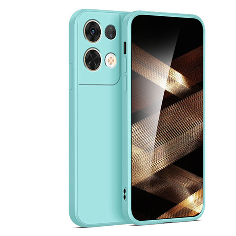 Custodia Silicone Ultra Sottile Morbida 360 Gradi Cover YK3 per Xiaomi Redmi Note 13 5G Ciano